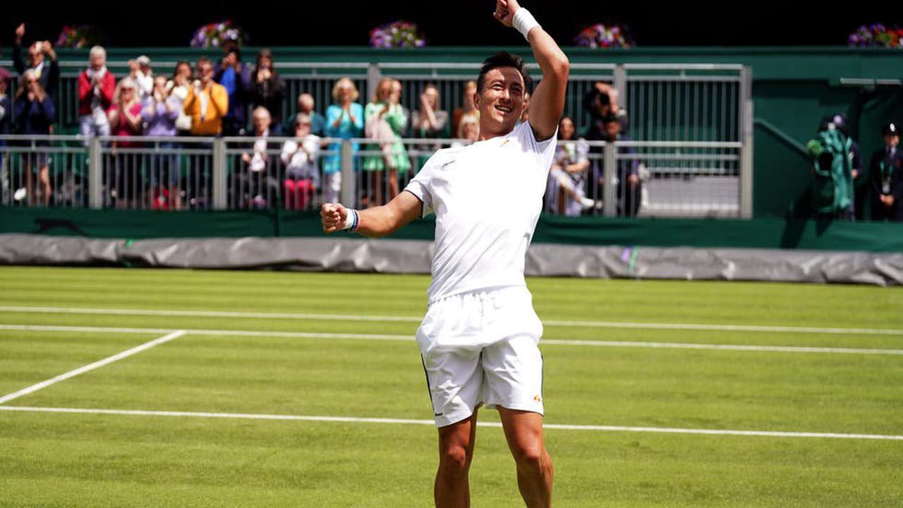 Britain’s Ryan Peniston reels off straight-sets win on Wimbledon debut