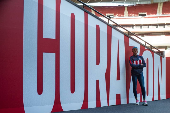 Super Falcons star, Rasheedat Ajibade joins Atletico Madrid from Avaldsnes (photos)