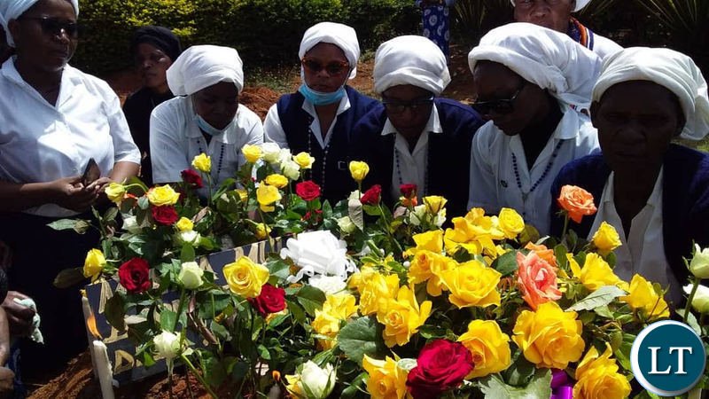 The Funeral ceremony of the late The late member of Catholic Women's League (CWL)