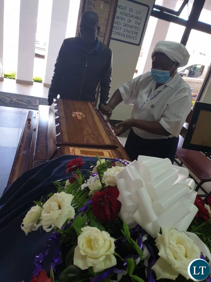 The Funeral ceremony of the late The late member of Catholic Women's League (CWL)