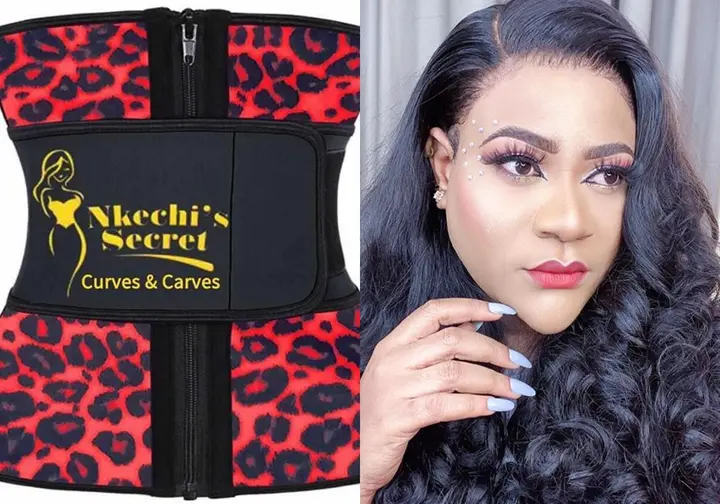 Nkechi Blessing debuts her waist trainer Brand after Deshapeables WeightLoss brand fired her