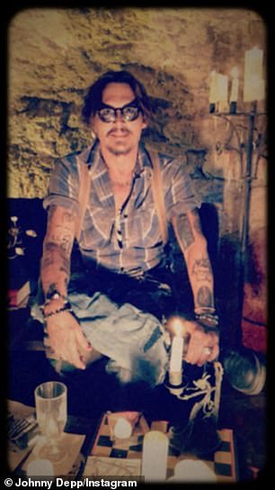 The message began with Depp acknowledging it was his first foray into social media