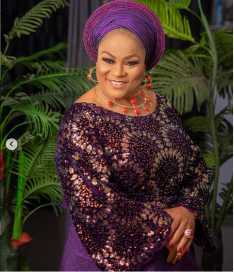 Nollywood actress, Sola Sobowale releases lovely photos to celebrate her birthday
