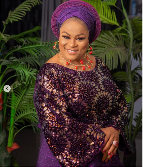  Nollywood actress, Sola Sobowale releases lovely photos to celebrate her birthday 