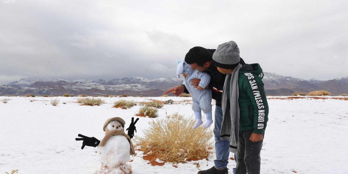 Unexpected Snowfall In Saudi Making The People Of The Desert Overwhelmed Whilst A Prophecy Coming True Muslim Council Of Hong Kong