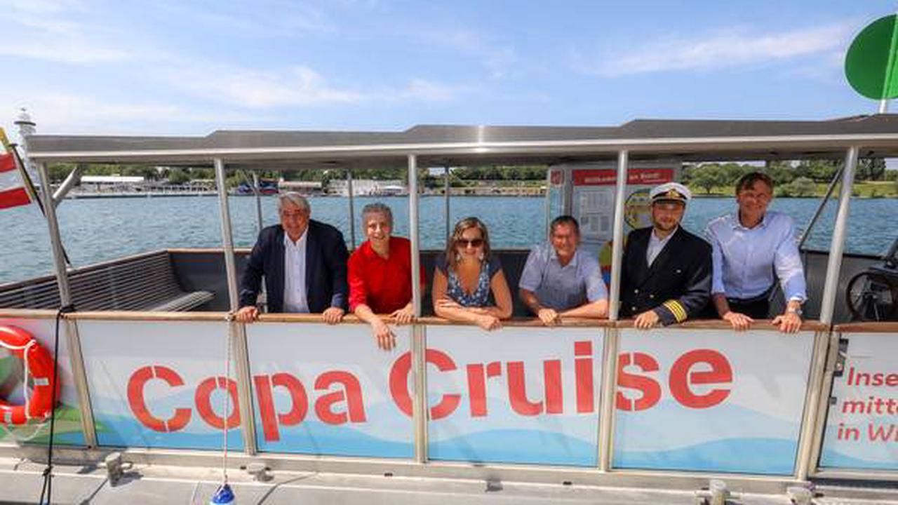 Wien: Inselboot „Copa Cruise“ – Neuer Fähr-Service der Stadt entlang der Donau-Insel von der Reichs- bis Jedleseer Brücke
