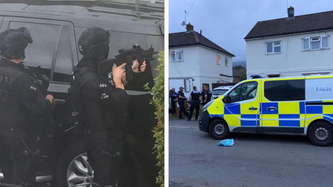 Man arrested and taken to hospital after armed police siege