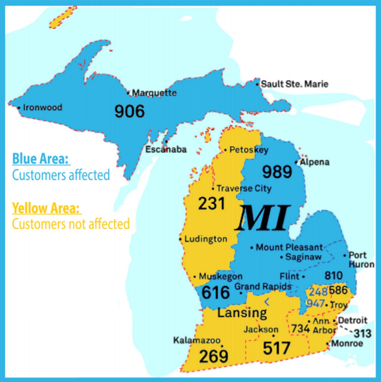 Do You Have A 616 810 906 Or 989 Area Code Changes Are Coming To How You Make Calls Opera News