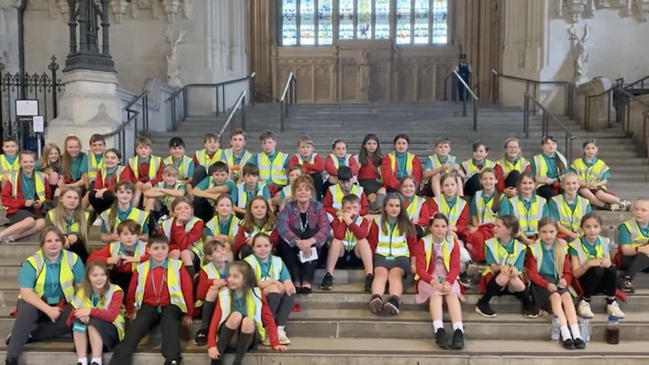 Wrexham MP welcomes local school children to parliament
