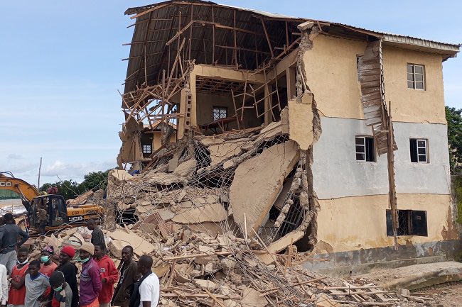 Plateau school building collapse