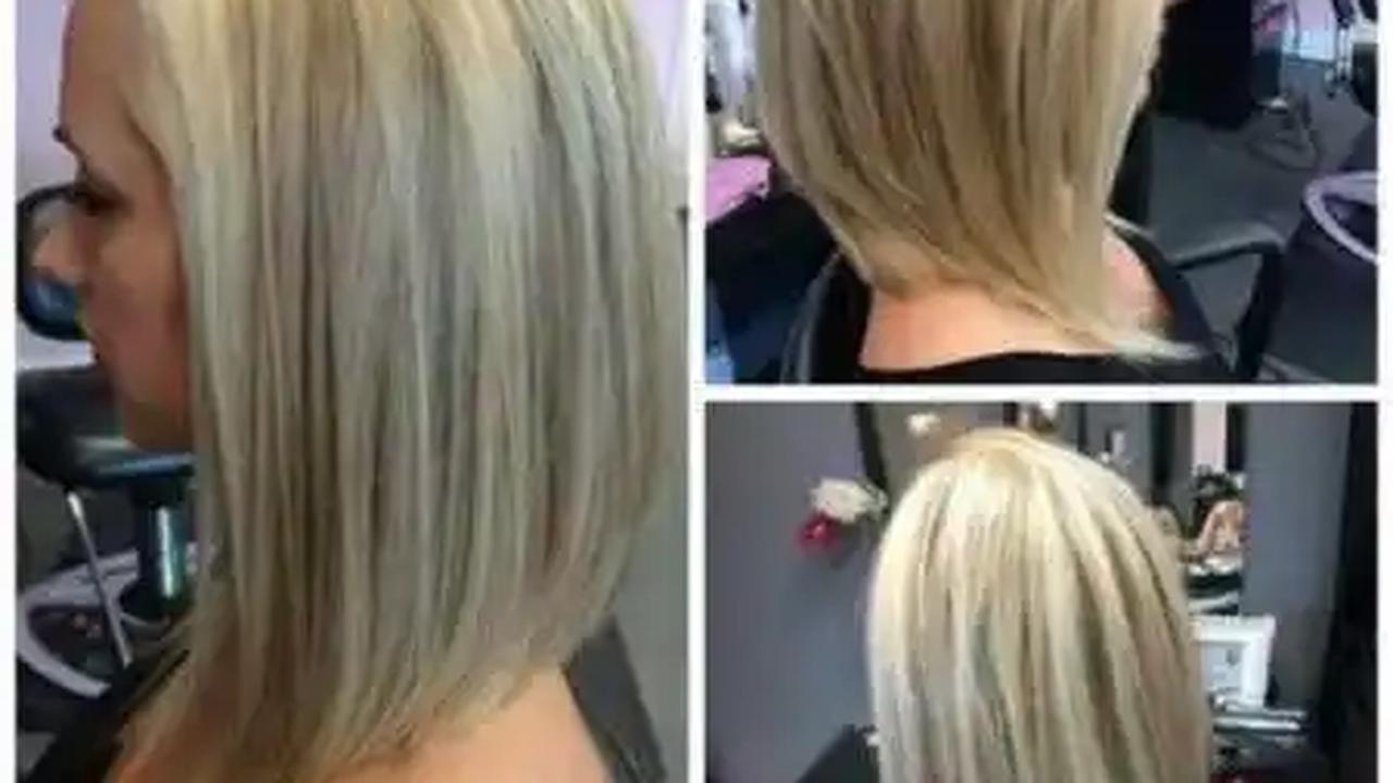 long bob front and back view