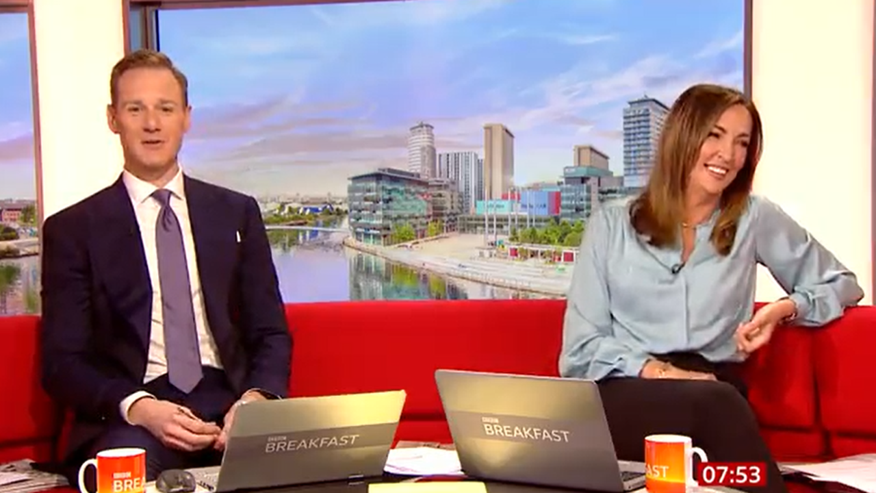 BBC Breakfast's Dan Walker left red-faced at co-star's swipe at Strictly stint