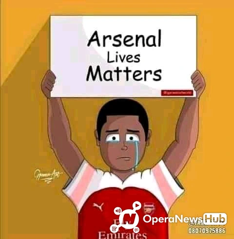 See Very Funny Memes About Arsenal Lives Matters Operanewsapp