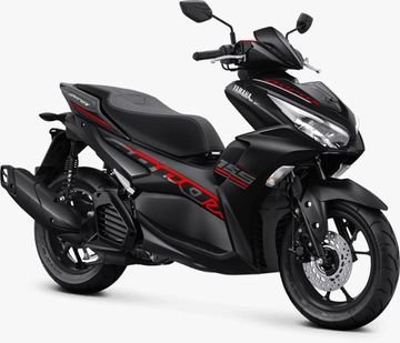 All New Yamaha Aerox 155 Connected Black