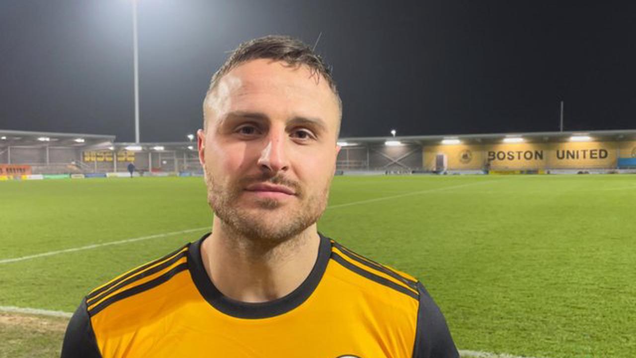 "It's been the perfect night for me!" Boston United skipper Luke Shiels on a goal, clean sheet and return to the top seven - video