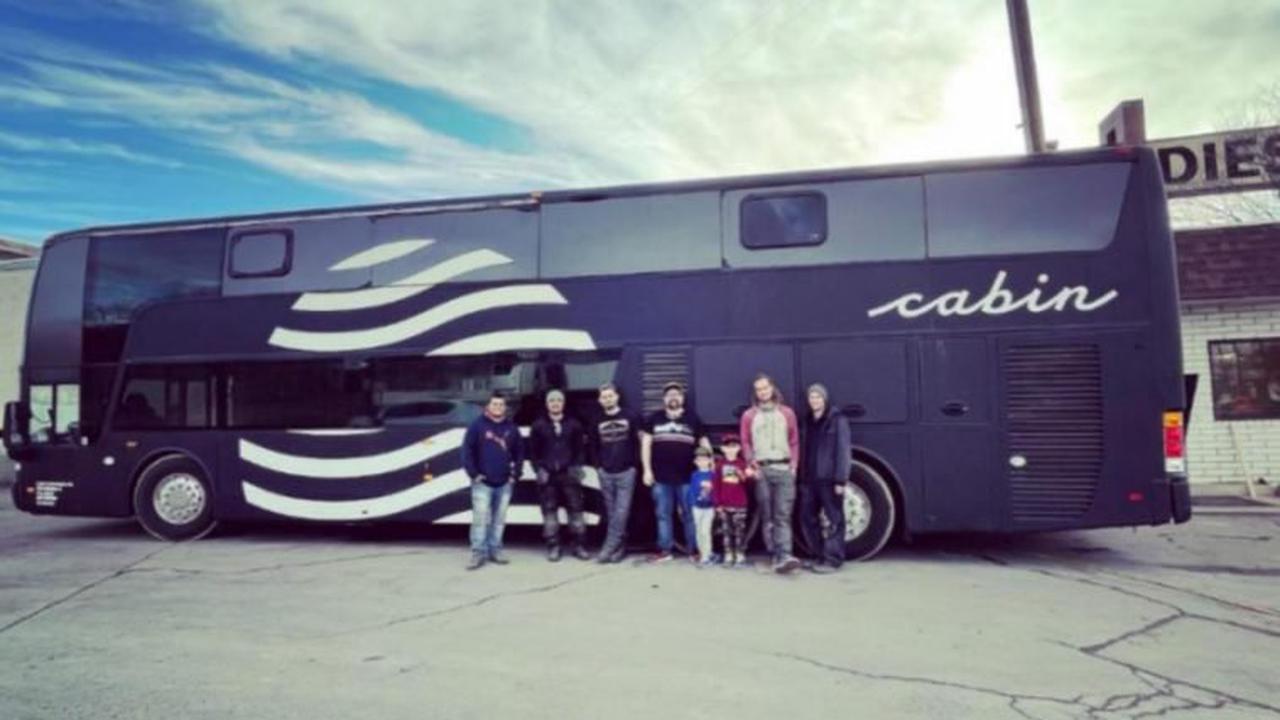 A Double-Decker RV? Check Out the Bus This Family of 8 is Converting Into a Roaming Tiny Home