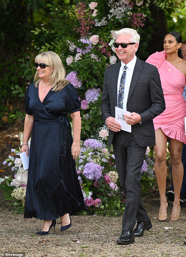 Phillip Schofield And His Estranged Wife Stephanie Lowe Show They Are The Friendliest Of Exes At Ant Mcpartlin S Wedding As Holly Willoughby Misses Ceremony Because She S On Holiday Opera News