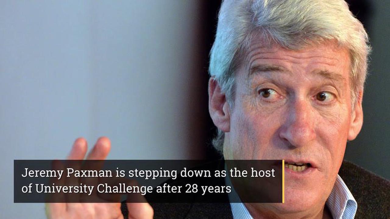 Jeremy Paxman to step down as BBC University Challenge host after 28 years
