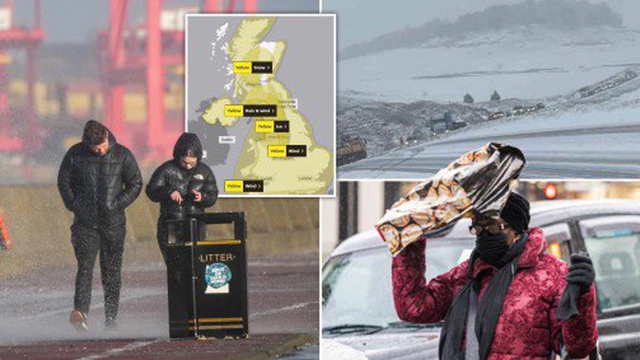Storm Barra to batter UK with heavy rain, 70mph winds and snow from today