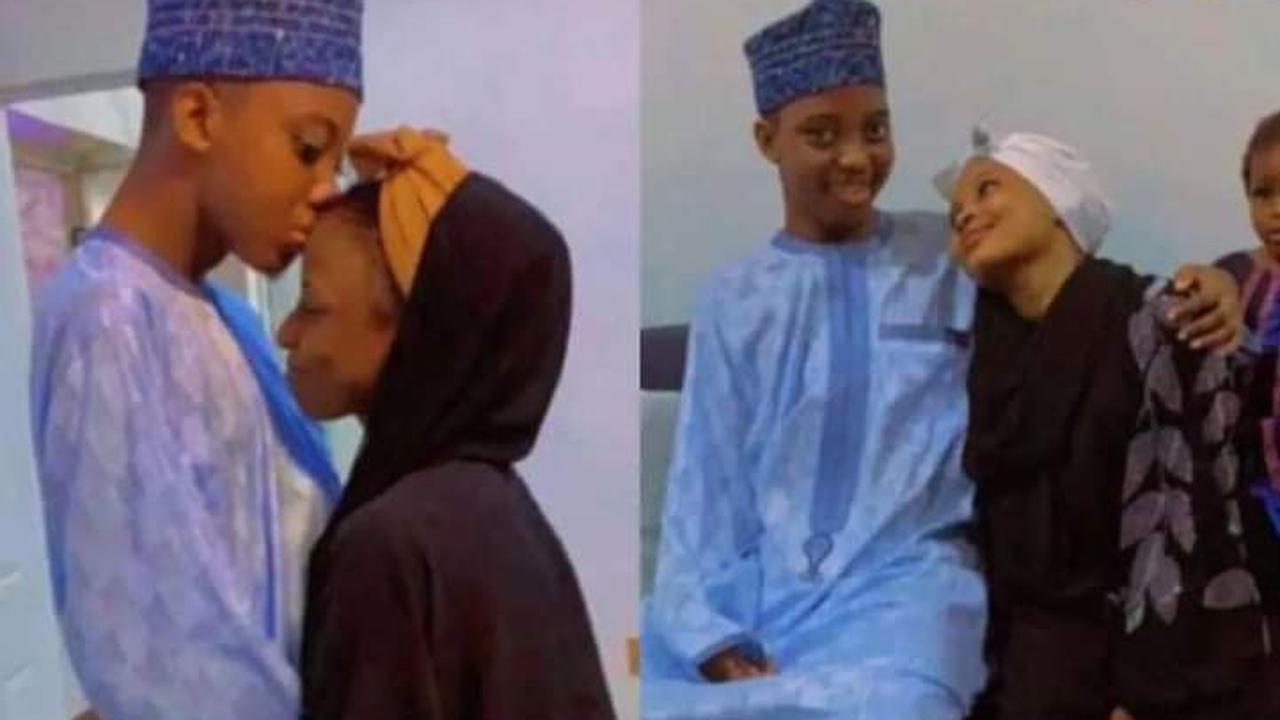 Last Son Of Late Emir Of Kano, Ado Bayero Shares Photo With His Two Wives Weeks After Wedding