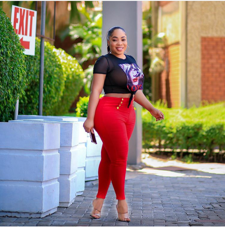 Beautiful Unseen Photos Of Ghanaian Actress Moesha Buduong, That Proves Her Love For Color Red - Jay Ices