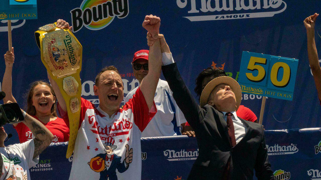 Joey chestnut greatest athlete of all time information