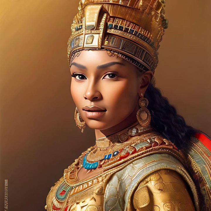 Boity Thulo Egyptian Sun-goddess Outfit