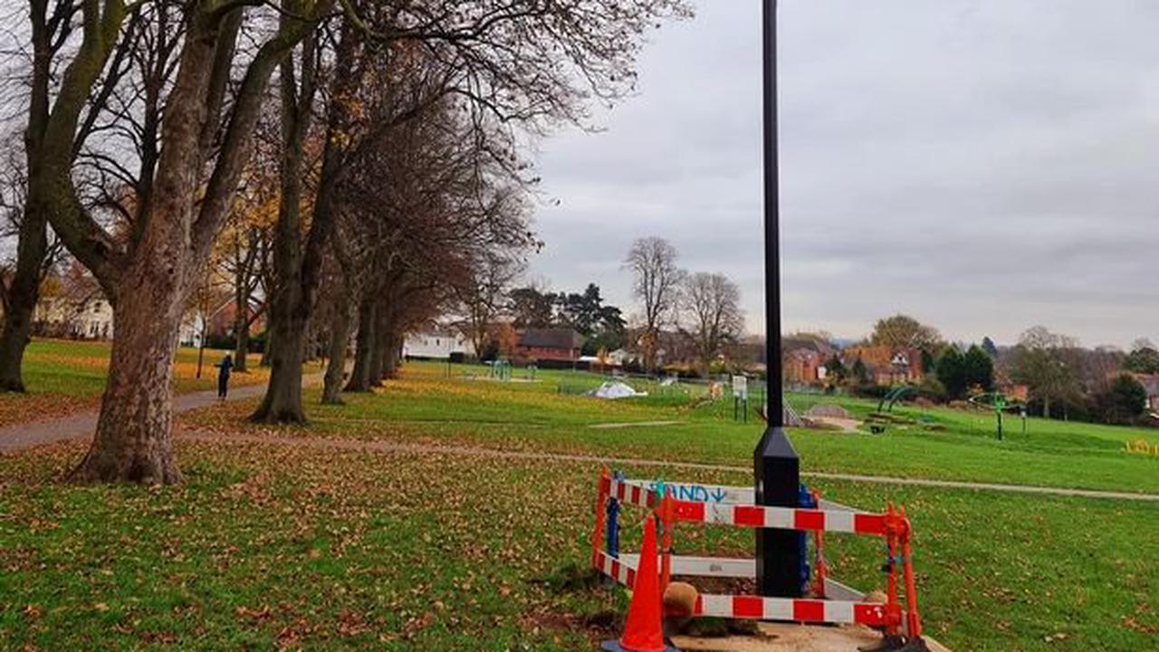 New CCTV cameras in Hinckley's Queen's Park will soon be up and running to tackle vandalism and drugs