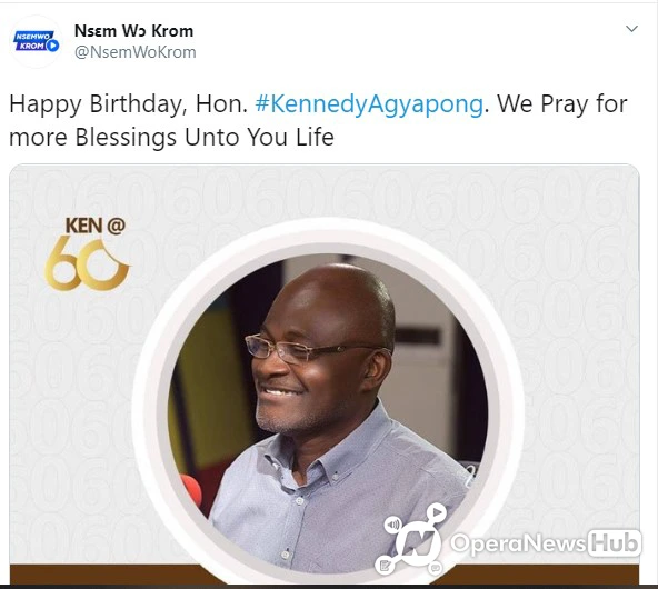 How Ghanaians celebrated Kennedy Agyapong as he Turns 60 years Today