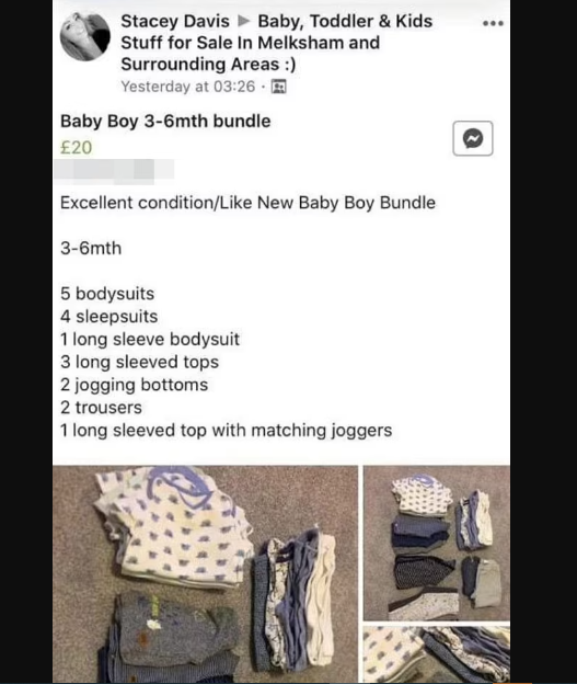 Mother who left baby to die at home while she went shopping takes to Facebook to sell the dead?child