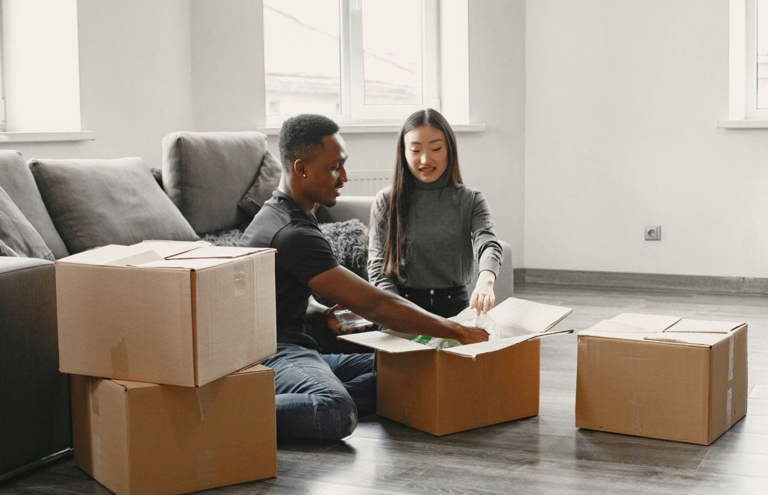 Couple Moving In