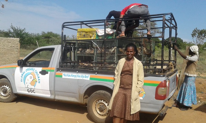 Mary mathuli selling chicks