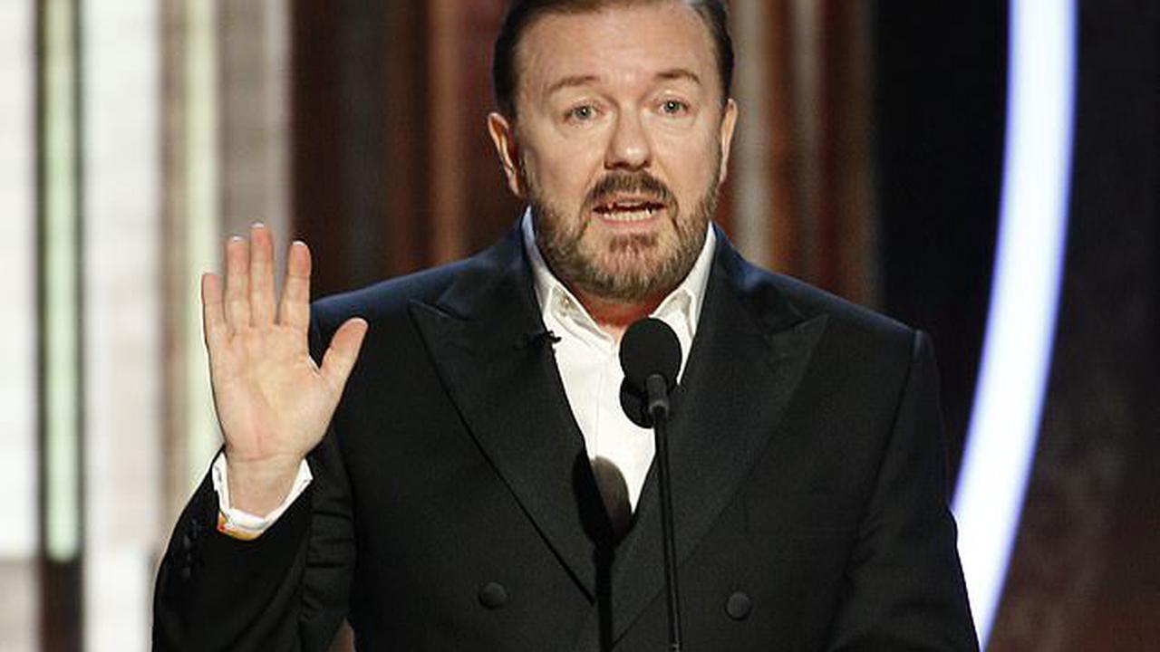Oscars organisers plea for Golden Globes star Ricky Gervais to come to the rescue of 'TV's biggest borefest'