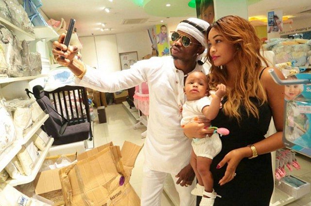 Zari Hassan, Diamond Platnumz and their daughter, Tiffah