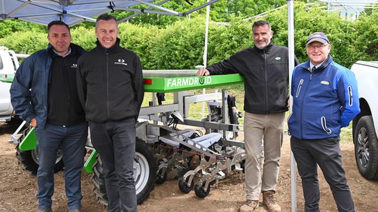 Futuristic farming robots demonstrate a new era of food production