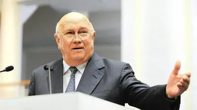 De Klerk apologises