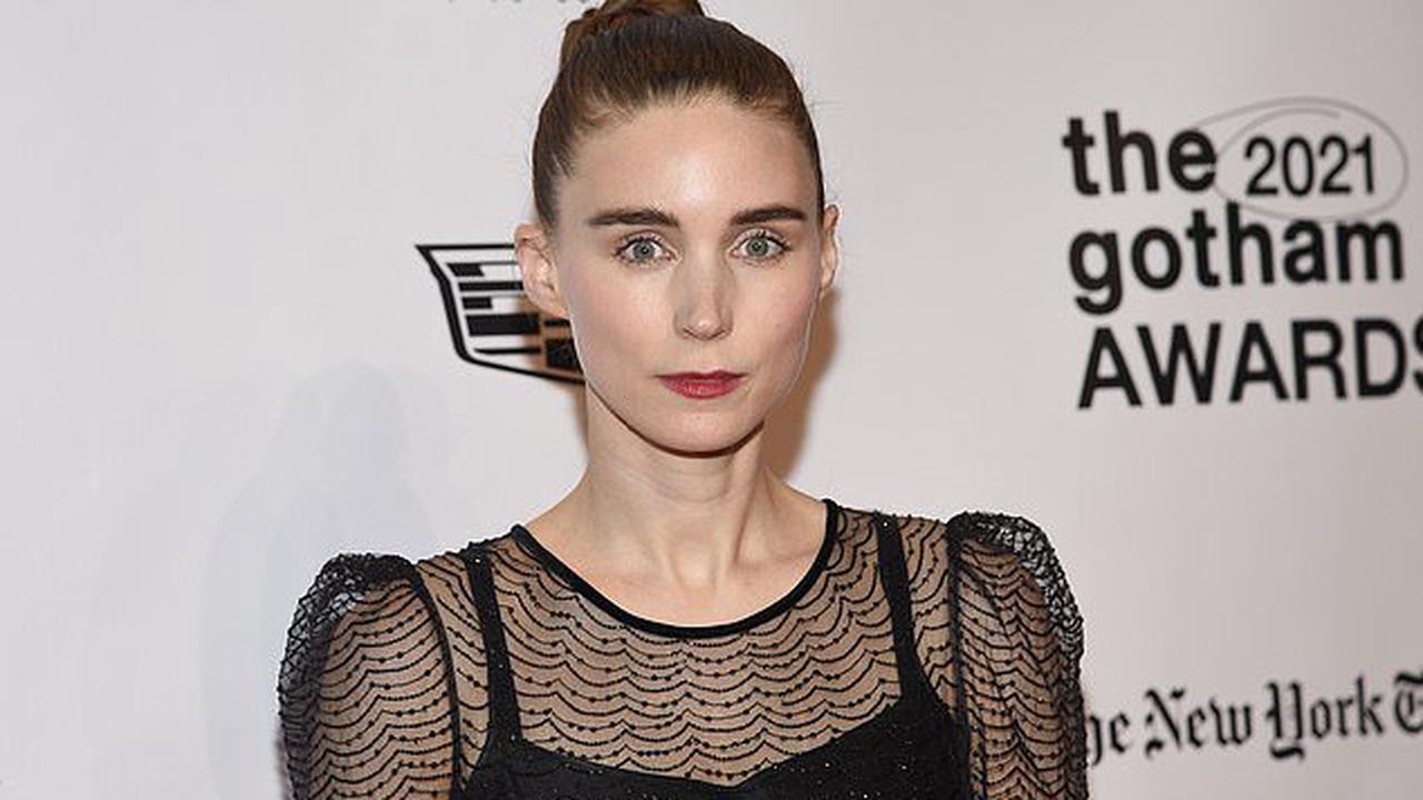 Rooney Mara stepped out solo in a full-length black gown at the 2021 Gotham Awards in New York City