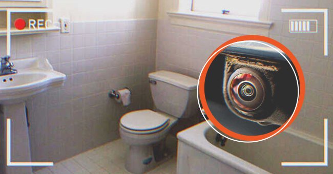 Hidden Camera in the Toilet