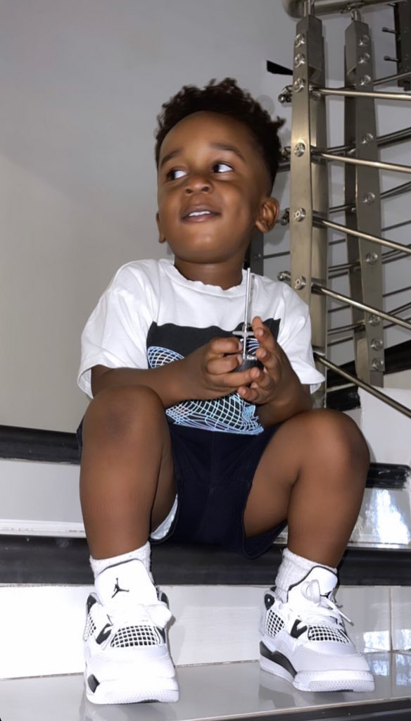 Prince of SarkNation, Sarkodie's son, MJ drips hard like his father in a collection of photos #JAMZ