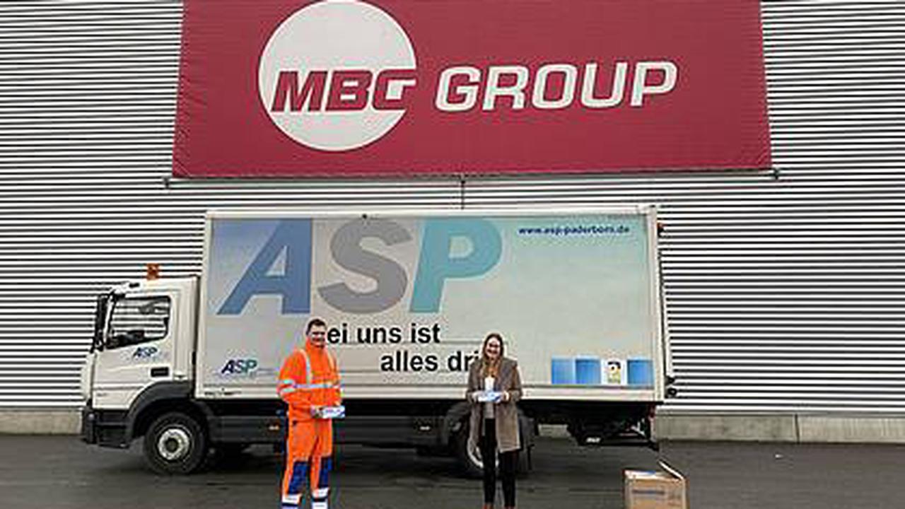 MBG spendet Stadt Paderborn 100.000 Schutzmasken