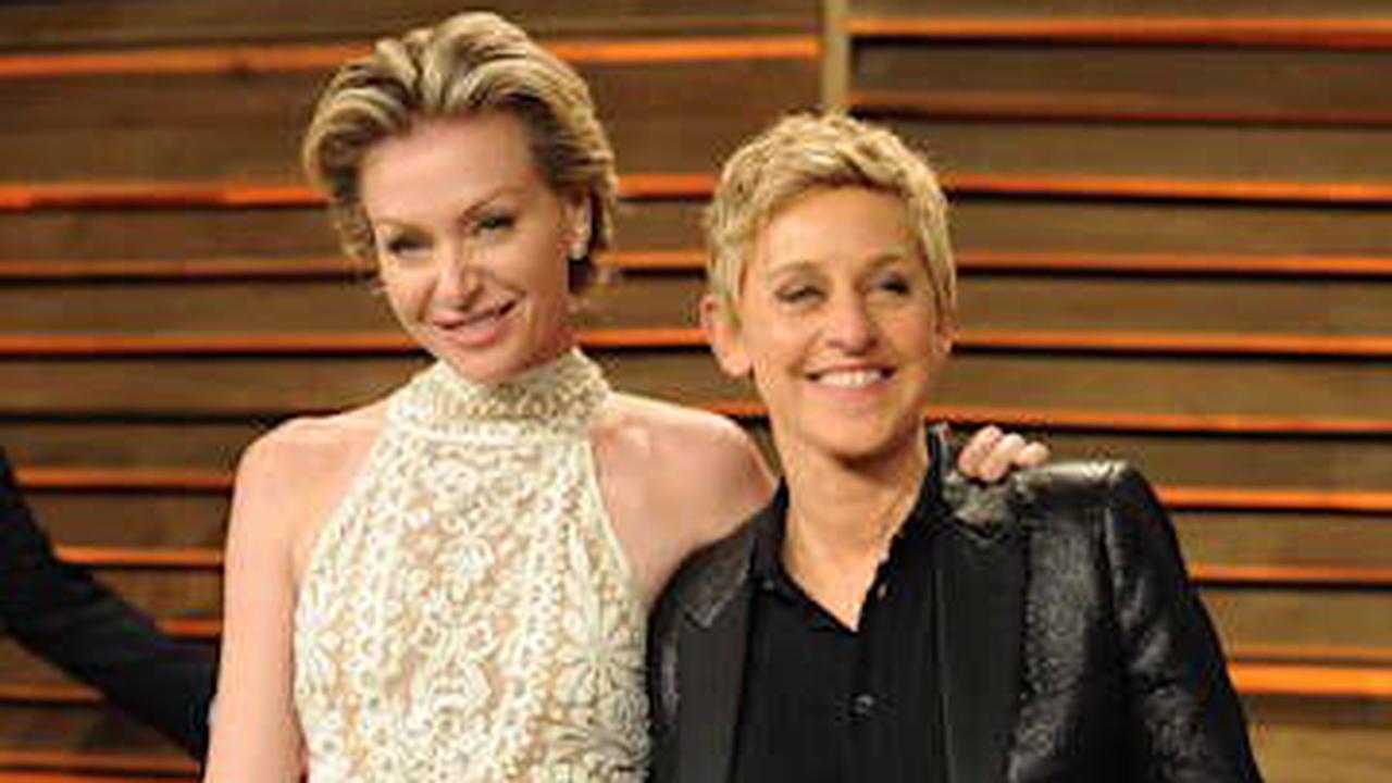 Ellen DeGeneres twins with bride Portia De Rossi at intimate wedding – inside