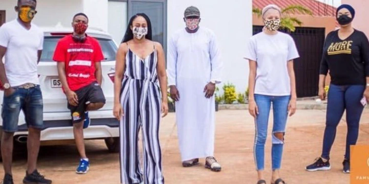First-Ever Photo of Actress Kalsoume Sinare And Her Children Pops Up Online