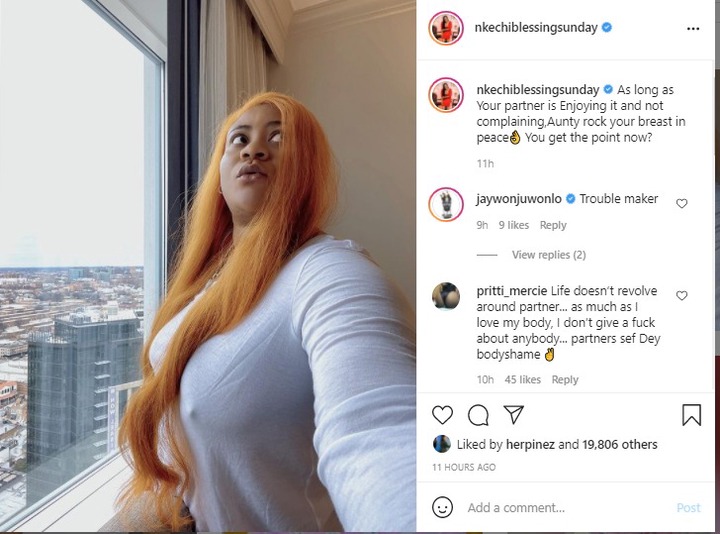 After being body shamed by fans, see what Nollywood actress Nkechi Blessing did to support Angel