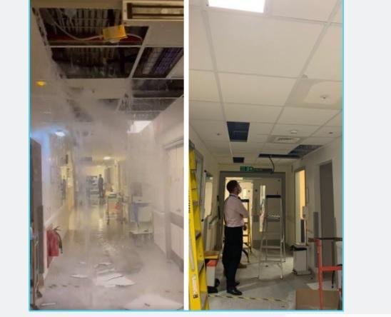 Pictures capture how QA Hospital has been repaired after 'significant